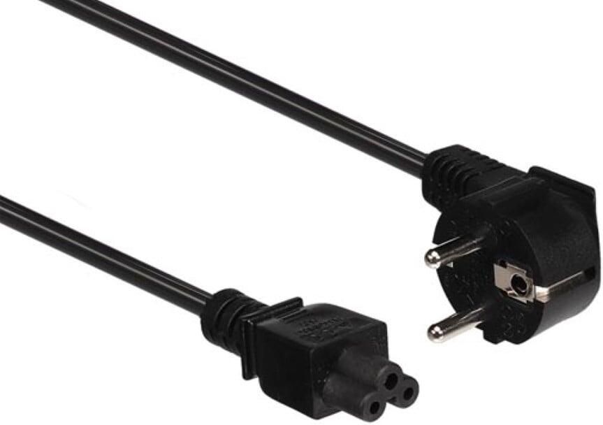 Velleman VOEDINGSKABEL CEE 7 7 90° + C5 L=1.8 m H05VV-F 3G0.75 mm²