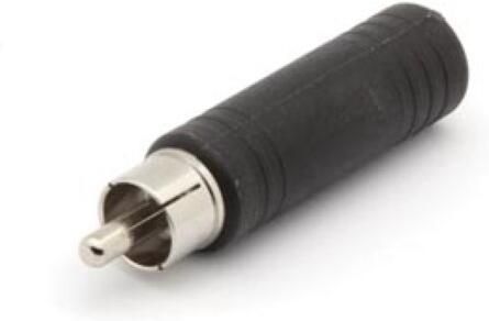 Velleman VROUWELIJKE 6.35mm MONO JACK NAAR RCA MANNELIJK