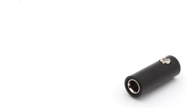 Velleman VROUWELIJKE BANAANPLUG MET SCHROEFCONNECTOR ZWART