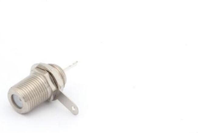 Velleman VROUWELIJKE F INBOUWBUS BULKHEAD MET RING EN MOEREN