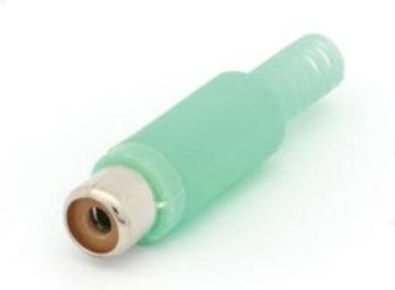 Velleman VROUWELIJKE RCA PLUG GROEN - Foto 2