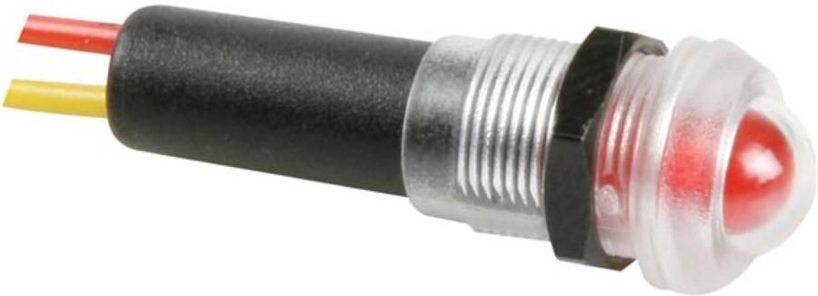 Velleman WATERBESTENDIGE LED LAMP 12V ROOD KNIPPEREND ZWARTE BEHUIZING