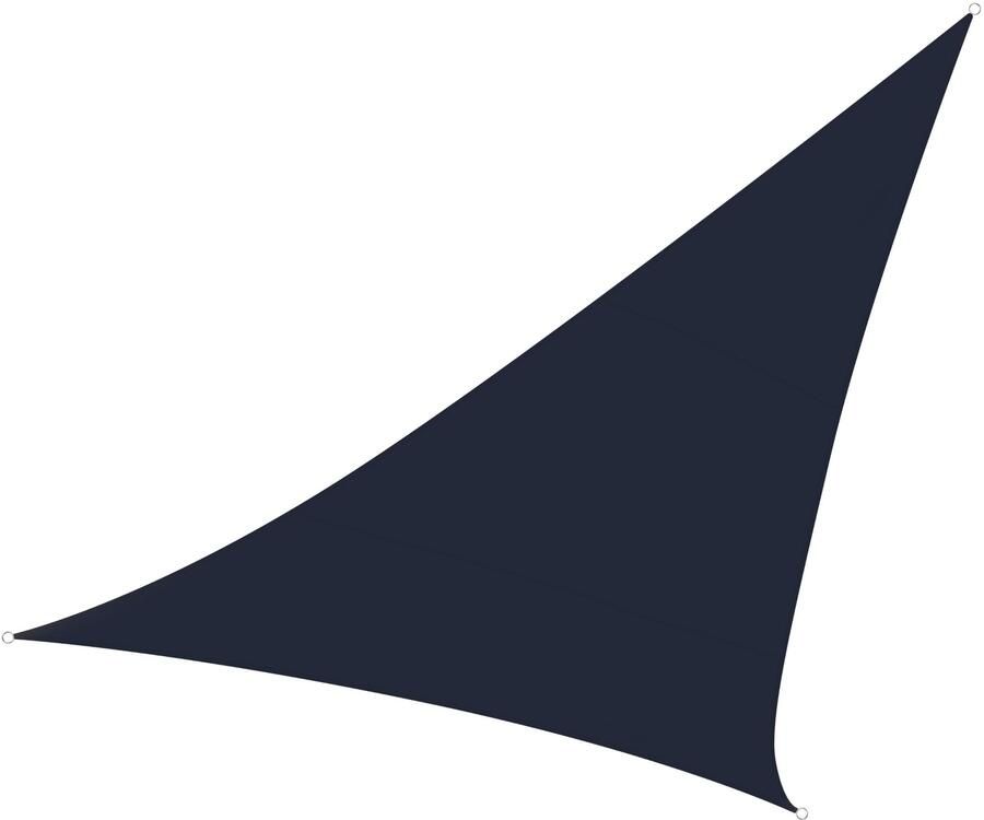 Velleman WATERDOORLATEND ZONNEZEIL DRIEHOEK 5 x 5 x 5 m KLEUR: ANTRACIET