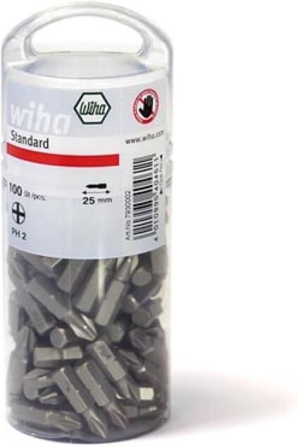 Velleman Wiha Bitset Standard 25 mm TORX (T30) 100-delig 1 4"in grootverpakking (40465)