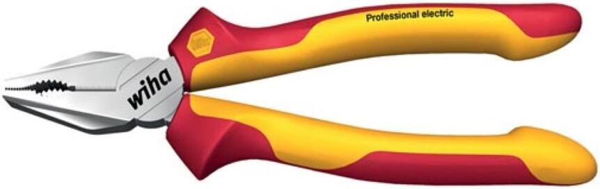 Velleman Wiha Combinatietang Professional electric met DynamicJoint en OptiGrip met extra lang snijvlak (26711) 200 mm