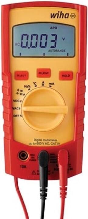 Velleman Wiha digitale multimeter tot 600 VAC CAT IV (45218)