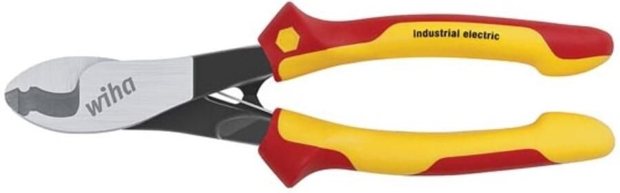 Velleman Wiha Kabelknipper Industrial electric met in- en uitschakelbare openingsveer (43662) 180 mm