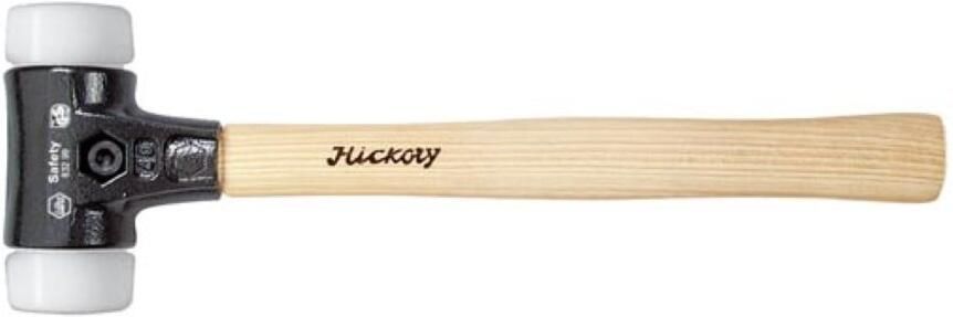 Velleman Wiha Kunststof hamer Safety middelhard zeer hard met hickorysteel rond-slagkop (26645) 40 mm