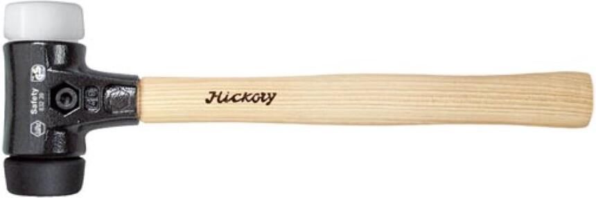Velleman Wiha Kunststof hamer Safety middelzacht zeer hard met hickorysteel rond-slagkop (26661) 80L mm