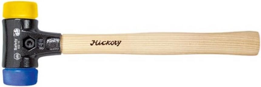 Velleman Wiha Kunststof hamer Safety zacht middelhard met hickorysteel rond-slagkop (26654) 40 mm
