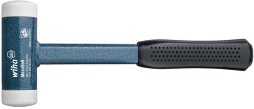 Velleman Wiha Kunststof hamer terugslagloos zeer hard met holle metalen steel rond-slagkop (39021) 50 mm