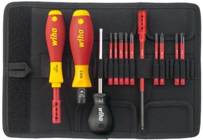 Velleman Wiha Momentschroevendraaierset TorqueVario -S electric assorti 13-delig variabel instelbare momentbegrenzing in etui (40674) 0 8-5 0 Nm