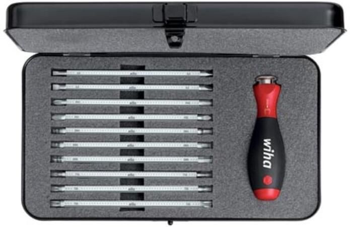 Velleman Wiha Schroevendraaier met wisselschachtenset SYSTEM 6 assorti 11-delig (00623)