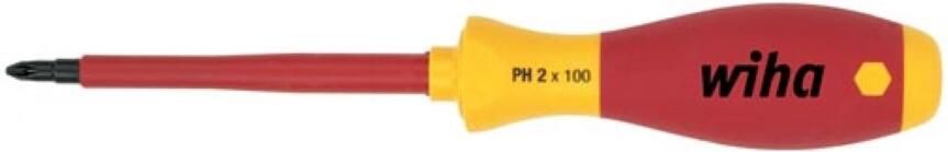 Velleman Wiha Schroevendraaier SoftFinish electric Phillips (00849) PH3 x 150 mm