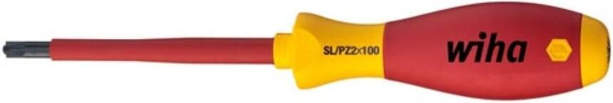 Velleman Wiha Schroevendraaier SoftFinish electric PlusMin Pozidriv (30701) SL PZ2 x 100 mm