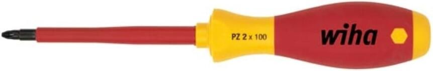 Velleman Wiha Schroevendraaier SoftFinish electric Pozidriv (00878) PZ1 x 80 mm