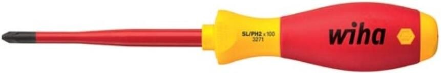 Velleman Wiha Schroevendraaier SoftFinish electric slimFix electric PlusMin Phillips (35502) SL PH1 x 80 mm