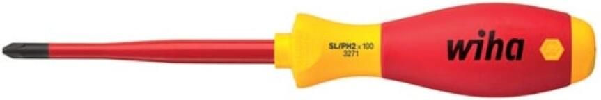 Velleman Wiha Schroevendraaier SoftFinish electric slimFix electric PlusMin Phillips (35503) SL PH2 x 100 mm