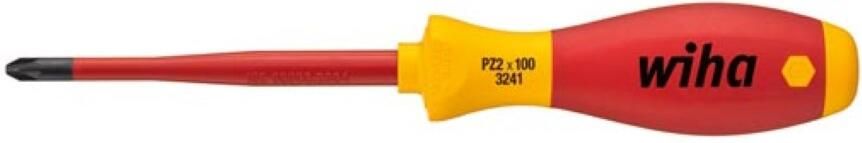 Velleman Wiha Schroevendraaier SoftFinish electric slimFix Pozidriv (35396) PZ2 x 100 mm