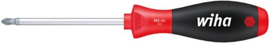 Velleman Wiha Schroevendraaier SoftFinish Pozidriv met ronde schacht (00770) PZ1 x 80 mm