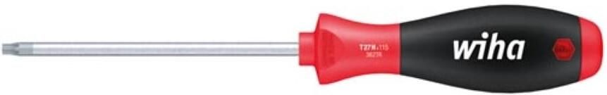 Velleman Wiha Schroevendraaier SoftFinish TORX  Tamper Resistant (met boring) met ronde schacht (01301) T15H x 80 mm