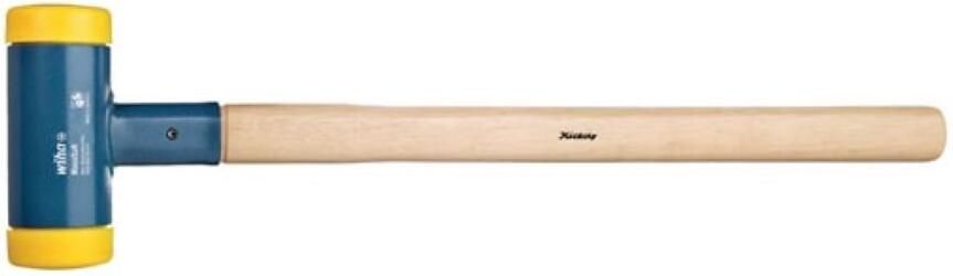 Velleman Wiha Voorhamer terugslagloos middelhard met hickorysteel rond-slagkop (02091) 100 mm