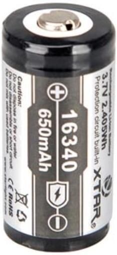 Velleman XTAR OPLAADBARE LITHIUM-ION BATTERIJ 3.7 V 650 mAh 16340