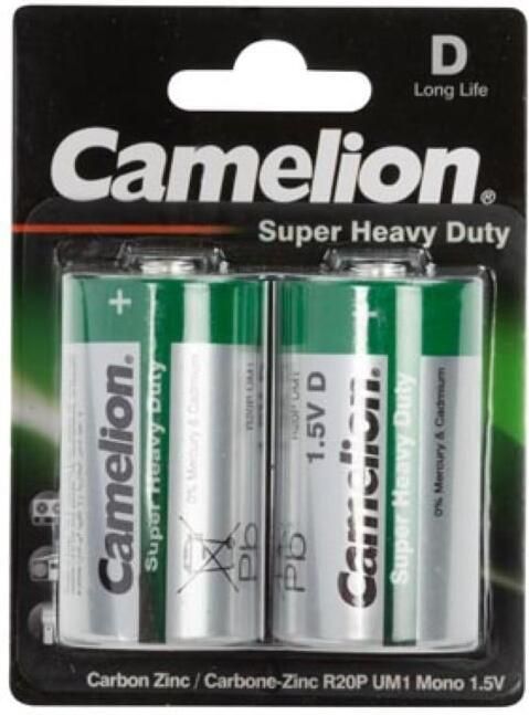 Velleman ZINK KOOLSTOF D R20 1.5V-8000mAh (2st bl)