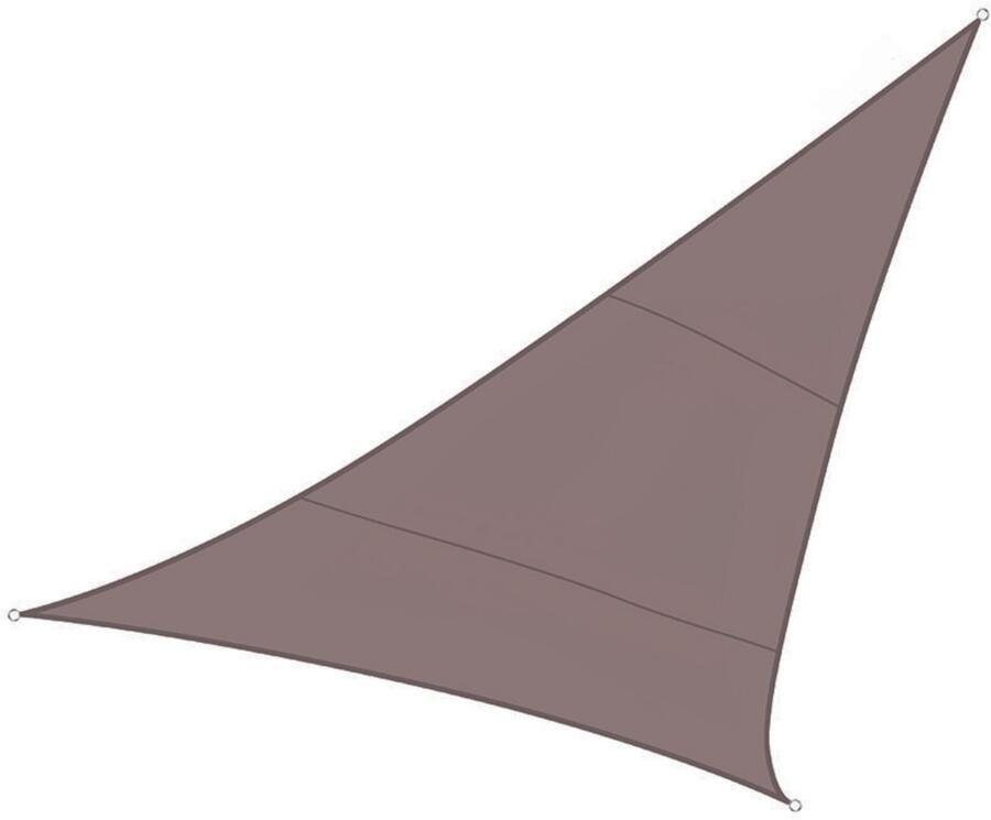 Velleman ZONNEZEIL DRIEHOEK 5 x 5 x 5 m KLEUR: TAUPE