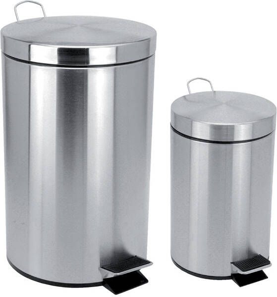 Vepa Bins Prullenbak pedaalemmer RVS mat rond 3 liter - Foto 3