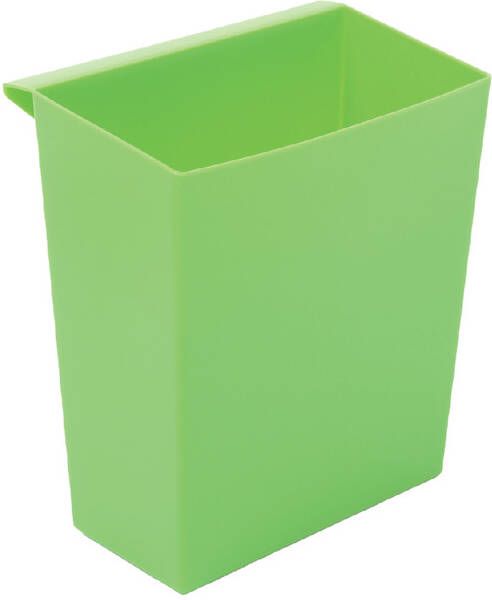 Vepa Bins Inzetbak voor vierkante tapse papierbak groen