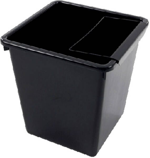 Vepa Bins Papierbak kunststof vierkant taps 21liter zwart - Foto 3