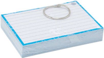 Verhaak Flashcards A7 Blauw incl. clipring
