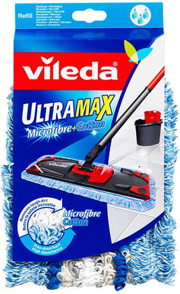 Vileda Mop Ultra Max Micro&cotton vervanging