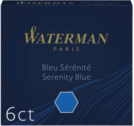 Waterman Inktpatroon internationaal Florida blauw
