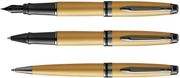 Waterman Vulpen Expert metallic gold lacquer RT medium