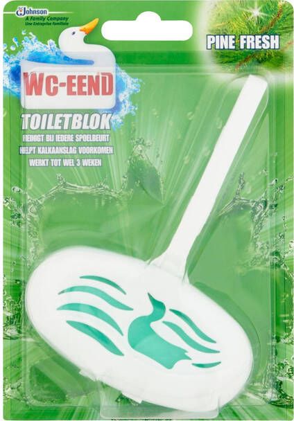 WC eend Toiletblok Wc Eend met houder Pine Fresh