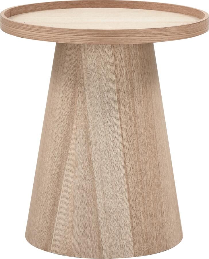 WOOOD Bijzettafel Maud Conisch Hout Naturel 50Xo45Cm