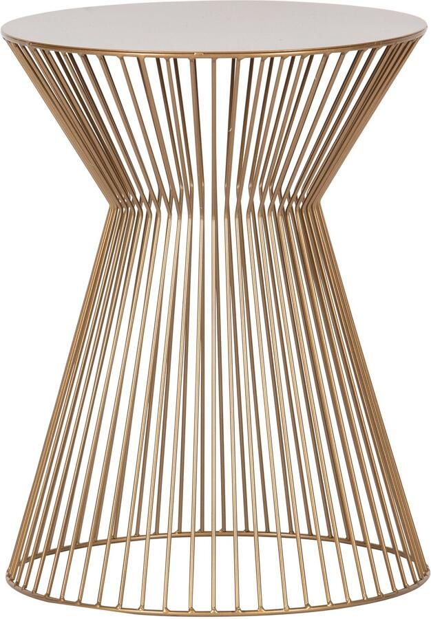 WOOOD Bijzettafel Suus Metaal Goud