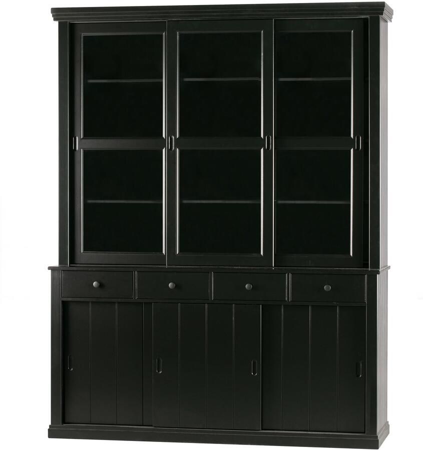 WOOOD Buffetkast Lagos Grenen Diepzwart [Fsc]