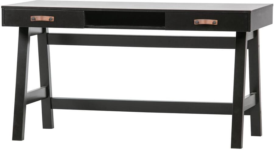 WOOOD Bureau Dian Grenen Diep Zwart [Fsc]