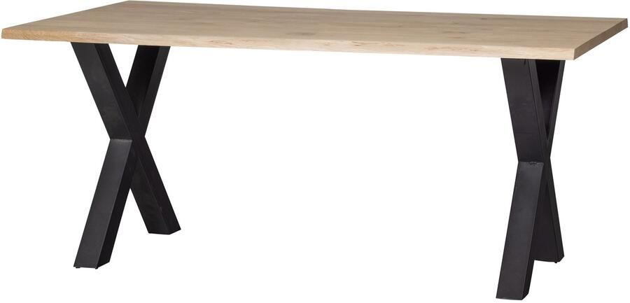 WOOOD Combi-Tablo: Boomstam Tafel Eiken 160X90 [Fsc] Alkmaar Poot