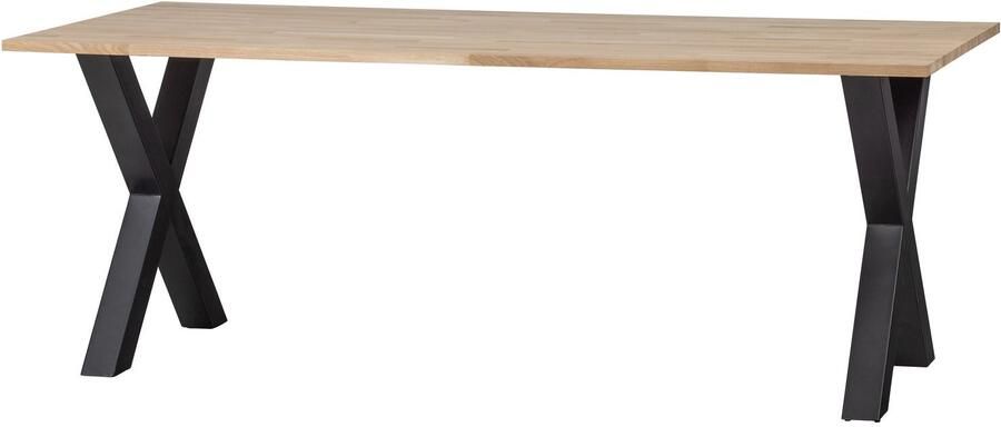 WOOOD Combi-Tablo: Eiken 220X90&Alkmaar Poot [Fsc]