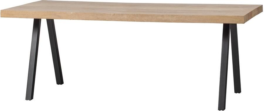 WOOOD Combi-Tablo: Mango 180X90&2-Standen Poot Vierk