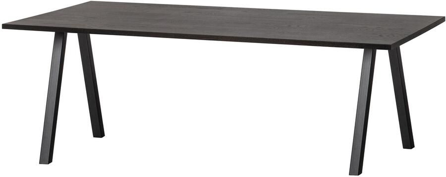 WOOOD Combi-Tablo: Tafel Eiken Blacknight 180X90&2-Stand [Fsc]