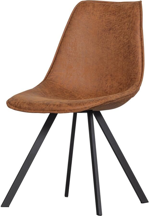 WOOOD Eetkamerstoel Set V 2 Swen Cognac