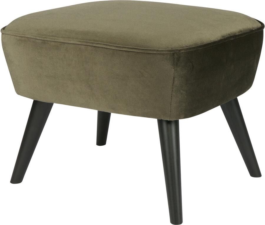 WOOOD Hocker Op Poten Sara Warm Groen