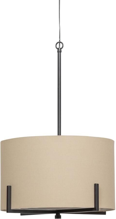 WOOOD HOLLY HANGLAMP ZWART NATUREL