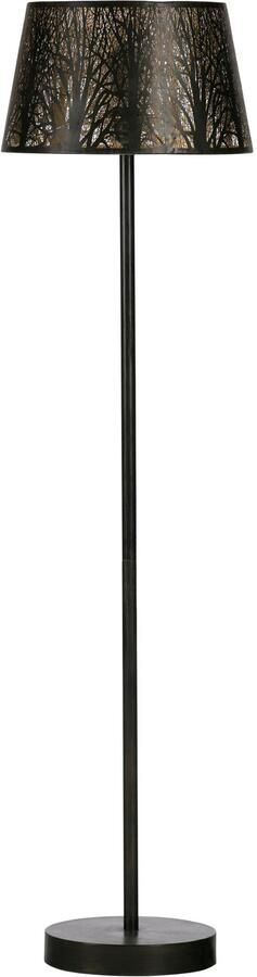 WOOOD KETO STAANDE LAMP METAAL ZWART ANTIQUE BRASS