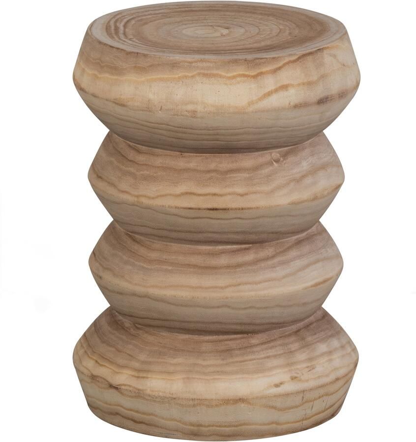 WOOOD Kruk Babs Hout Naturel 41Xo31Cm
